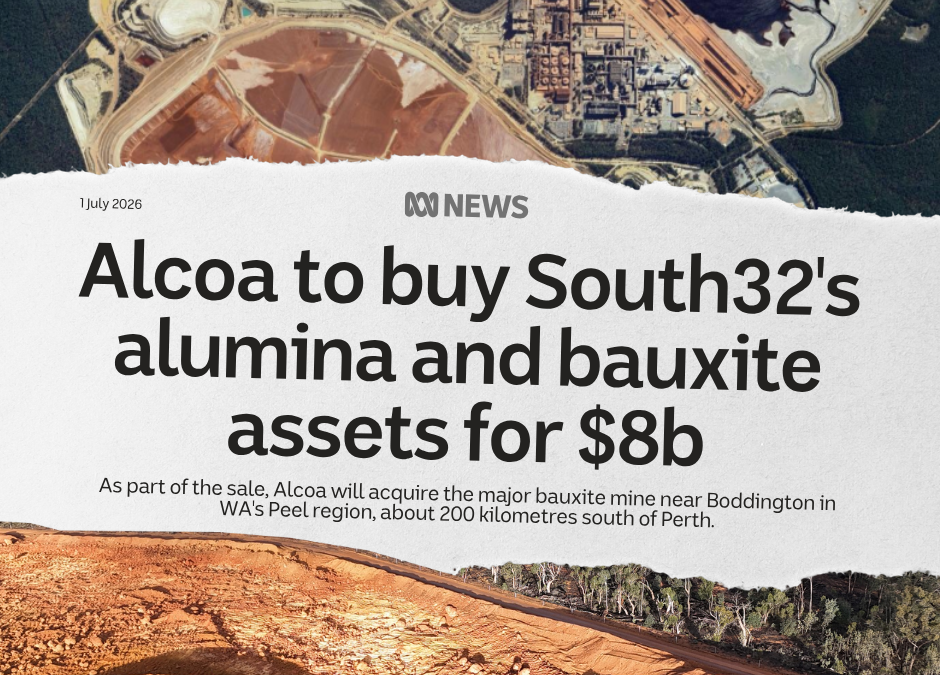 Alcoa doubles down on Jarrah Forest destruction while South32 cut and run amidst public backlash